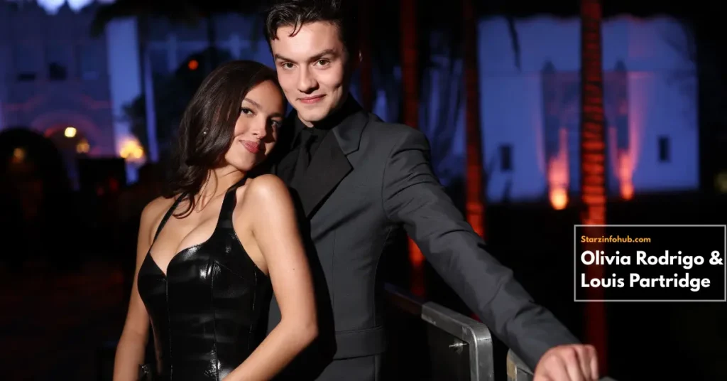 Olivia Rodrigo and Louis Partridge